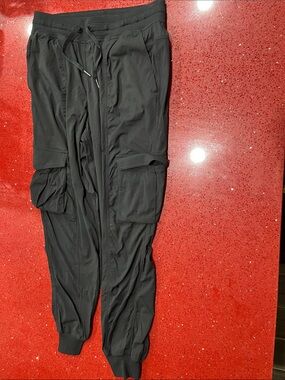 lululemon athletica Black Ribbed Waist Leggings